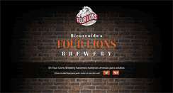 Desktop Screenshot of fourlionsbrewery.com